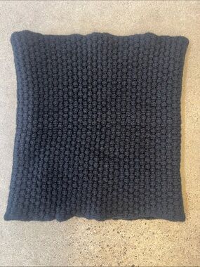 Men's Knit Neck Warmer Scarf - Black